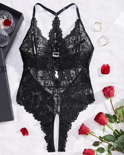 Women's Sexy Lace Bodysuit Pajamas